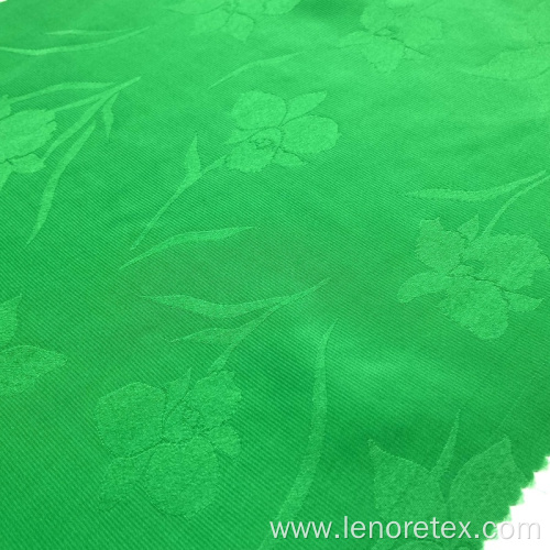 Polyester Fluorescent Color Woven Jacquard Satin Fabric